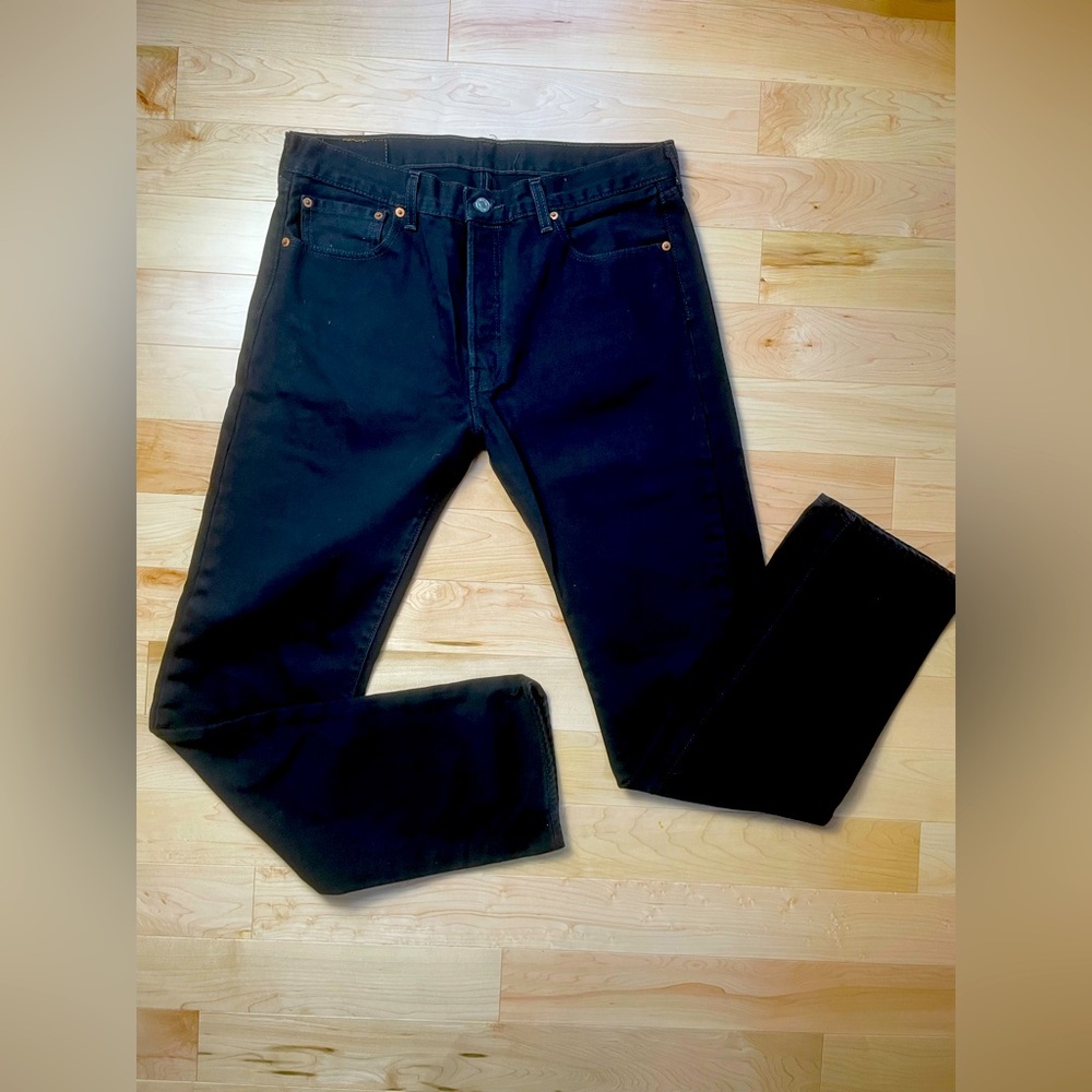 Levi black jeans, size 34x34